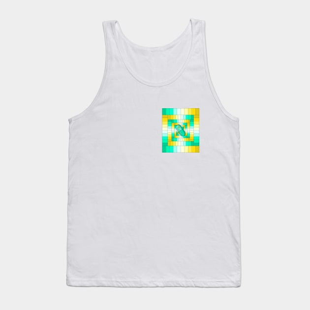 Green Pilled Tank Top by bestape